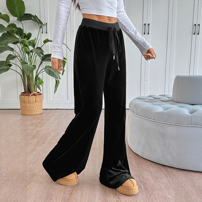 Women's Comfortable Soft Velvet Lounge Pants