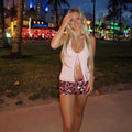 Casual Shirt with Lace-Up Detail