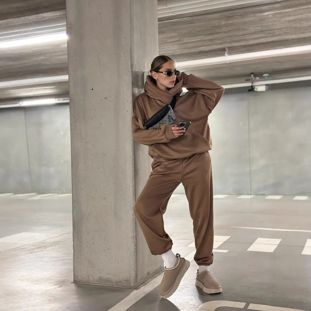 Women's Cozy Oversized Hoodie and Jogger Set
