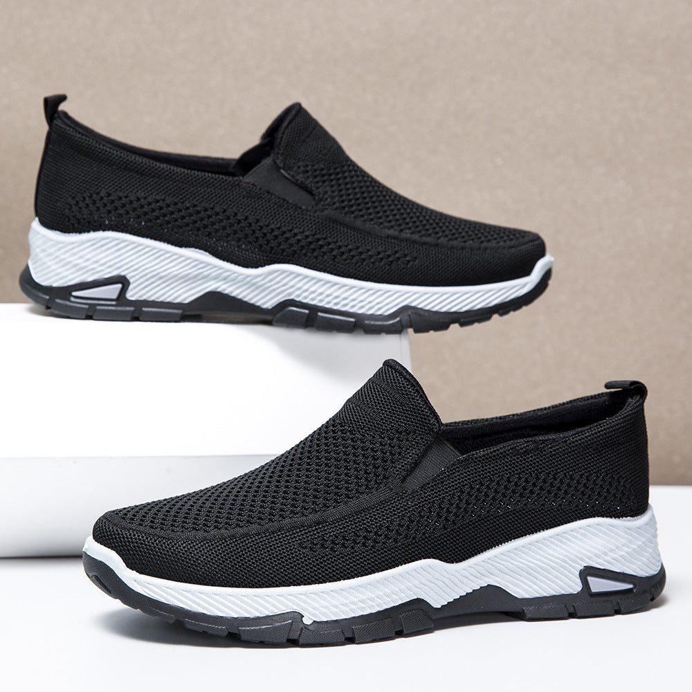 Women's Breathable Comfort Sneakers with Elastic Upper