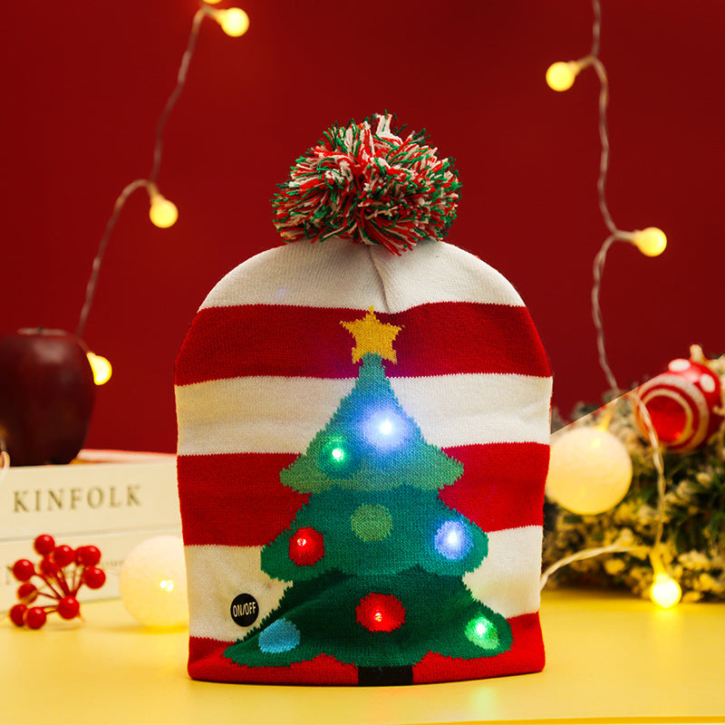Funny Christmas Hat with LED Lights