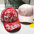 Men's Graphic Print Snapback Cap