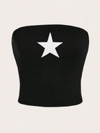 Women's Bandeau Top with Maritime Motif