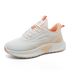 Women's Breathable Casual Shoes with Cushioned Sole and Elastic Upper