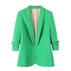 Women's Elegant Blazer with Modern Cut and Pockets