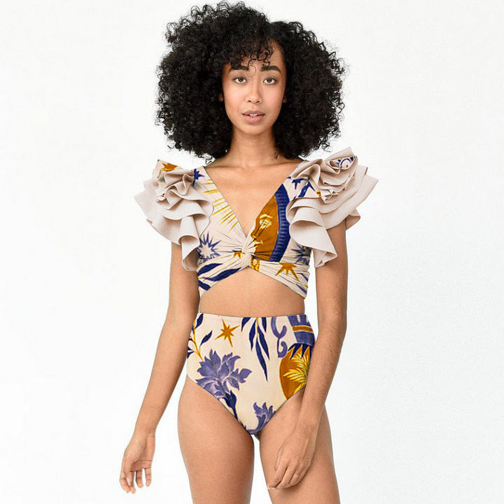Women's Crop Top and Maxi Skirt Set