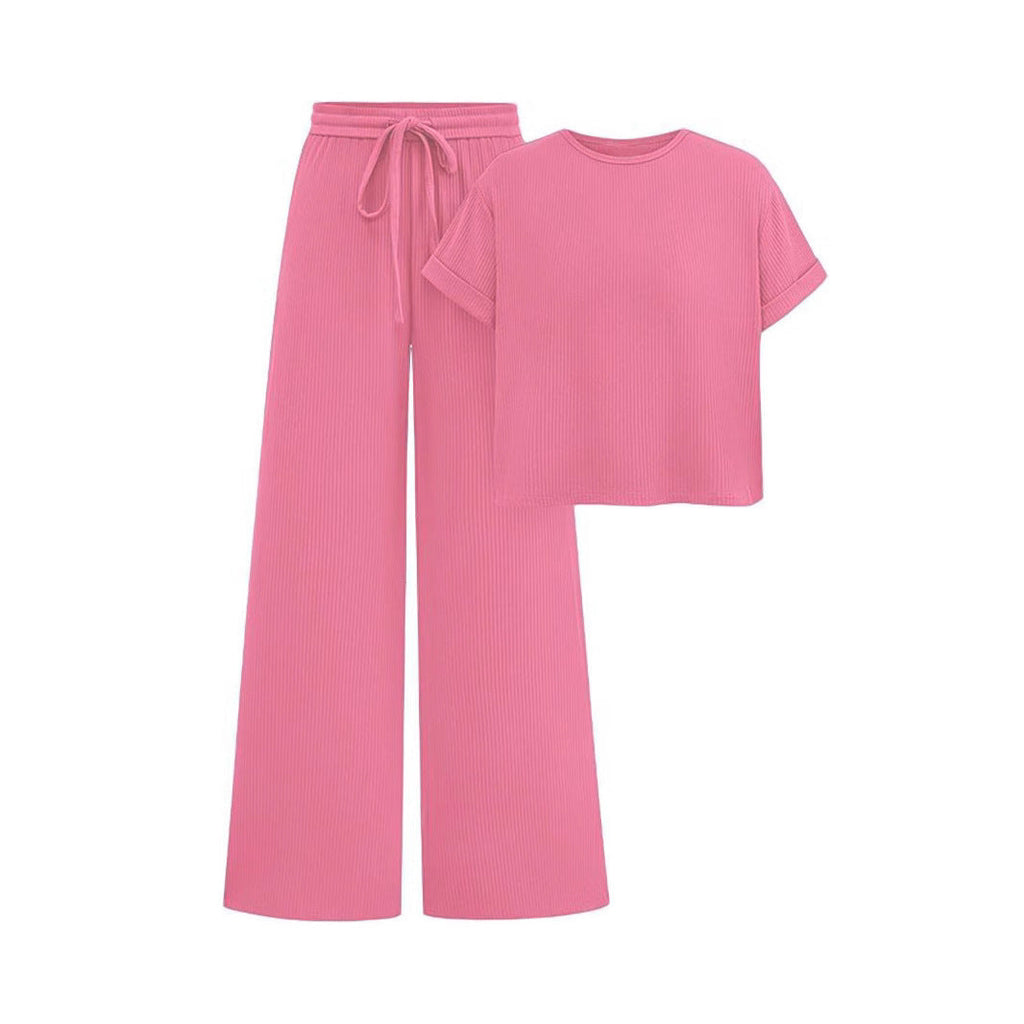 Women's Comfortable Wide-Leg Leisure Set