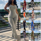 Women's Jumpsuit in Modern Striped Look