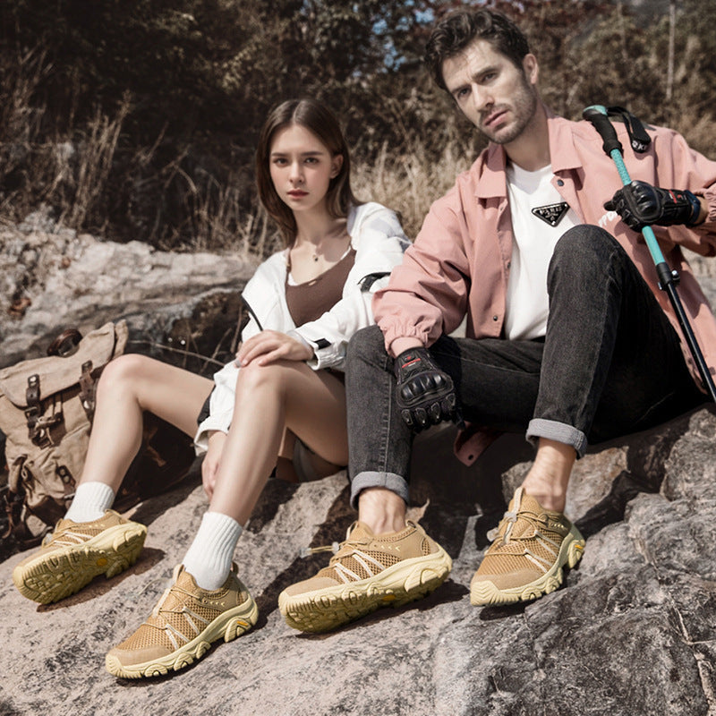 Women's Breathable Outdoor Sneakers with Non-Slip Sole