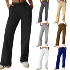 Women's Casual Trousers with Comfortable Fit and Side Pockets