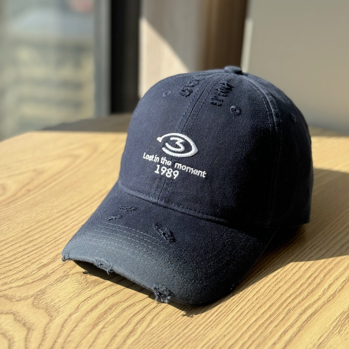 Men's Distressed Baseball Cap