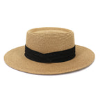 Breathable Sun Straw Boater Hat