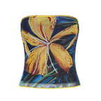 Bandeau Top with Floral Print