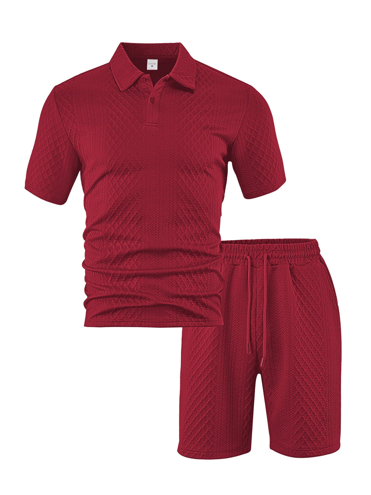 Women's Casual Polo Set with Shorts