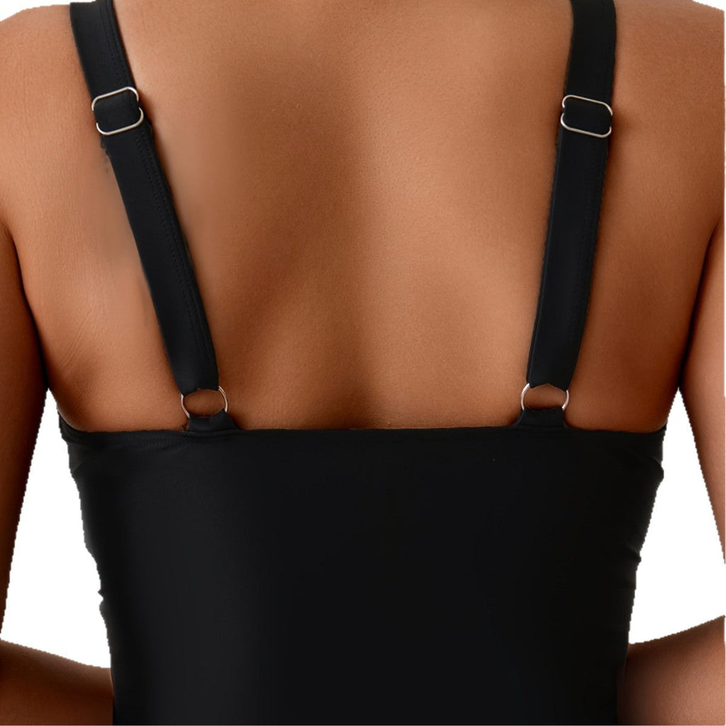 Women's Swimsuit with Side Panels and Shaping Effect