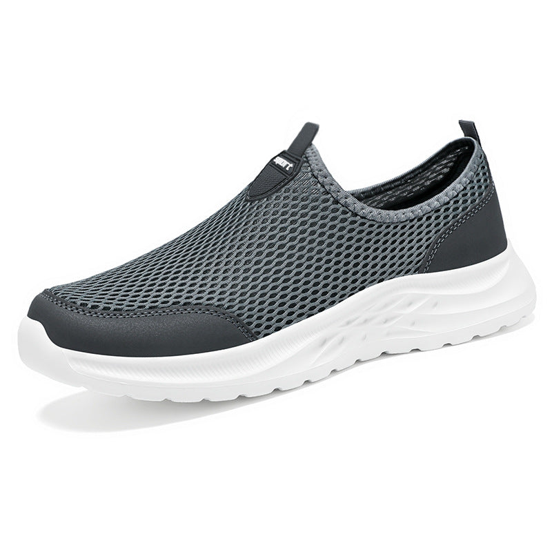 Women's Breathable Slip-On Athletic Shoes with Elastic Structure