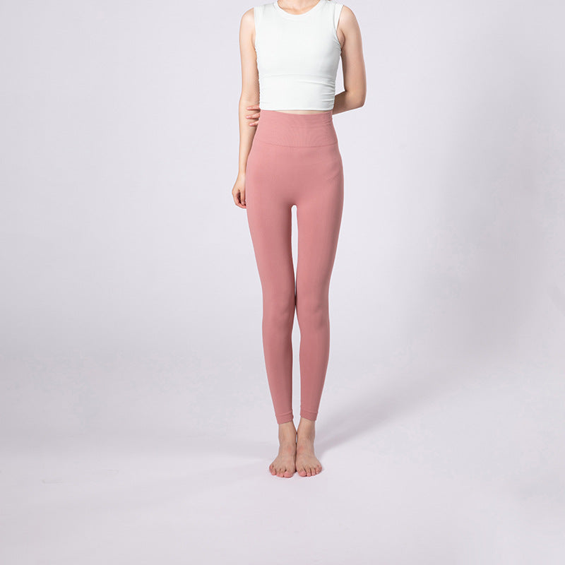 Women's High-Quality Functional Set with Sporty Cropped Top and High-Waist Leggings