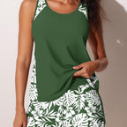 Women's Swim Outfit with Floral Design