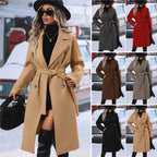 Women's Double-Breasted Wool Coat