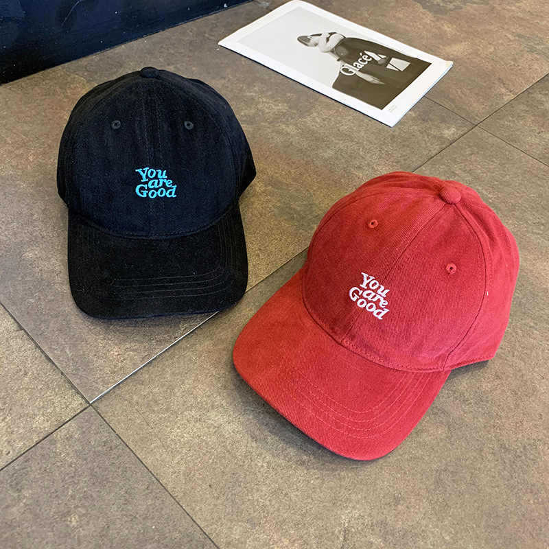Men's Casual Distressed Message Baseball Cap