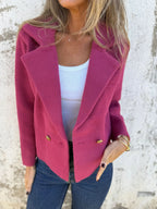 Women's Elegant Double-Breasted Blazer
