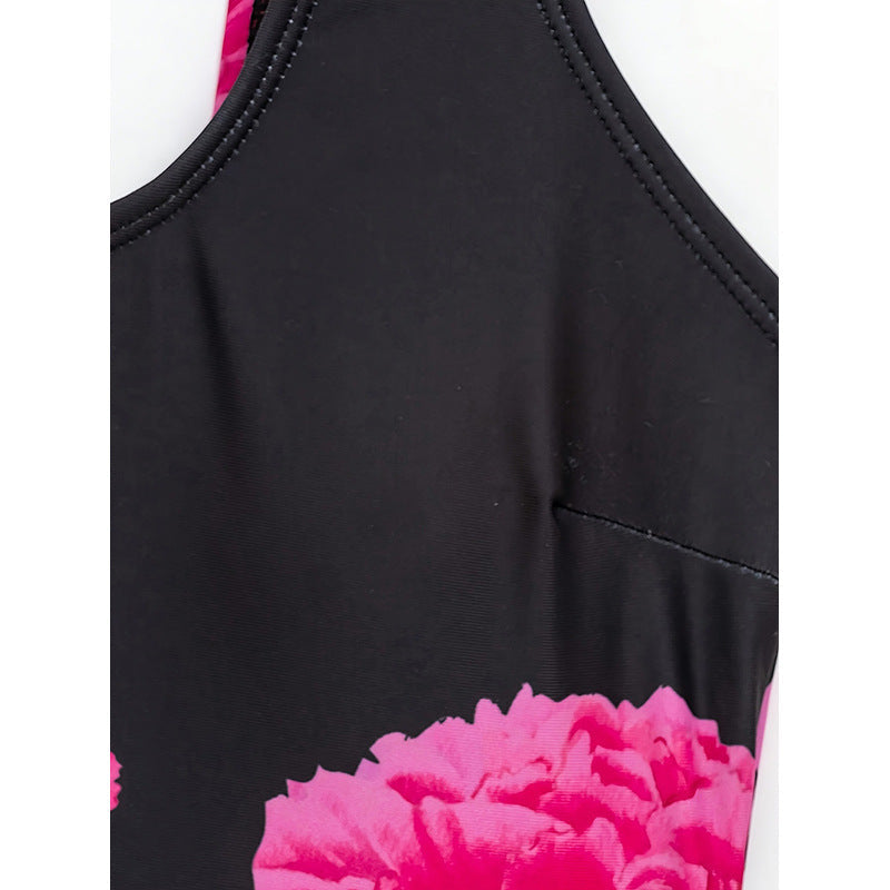 Women's Swimsuit Set with Elegant Wrap Skirt