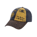 Kalsten Men's Artistic Mixed Fabric Baseball Cap