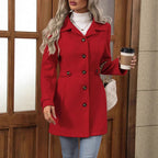 Women's Elegant and Tailored Transitional Jacket with Pockets