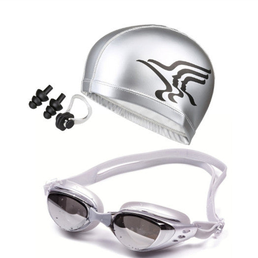 Swimming Set with Hydrodynamic Goggles and Kalsten Swim Cap