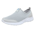 Women's Breathable Slip-On Sneakers with Innovative Surface Structure
