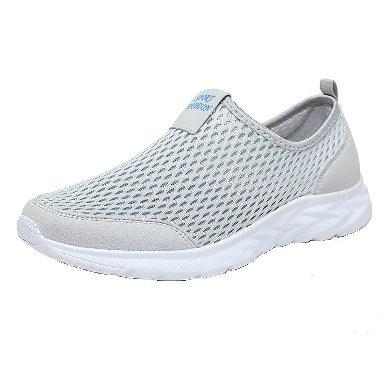 Women's Breathable Slip-On Sneakers with Innovative Surface Structure