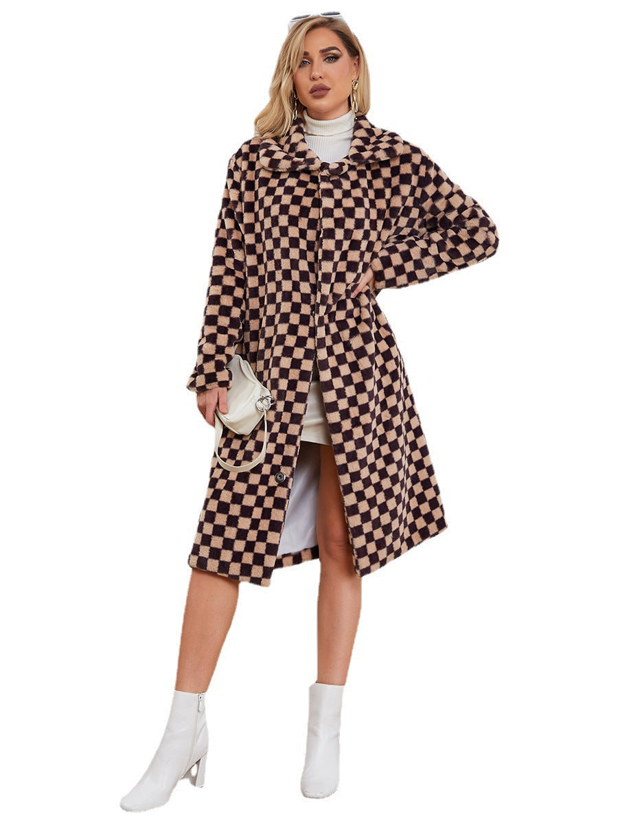 Women's Fluffy Faux Fur Coat