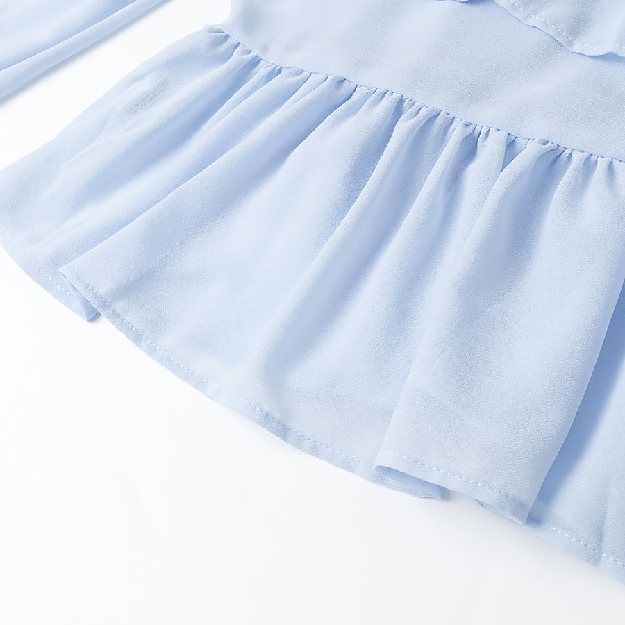 Elegant Lightweight Blouse with Ruffle Details