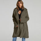 Women's Fluffy Teddy Texture Long Coat