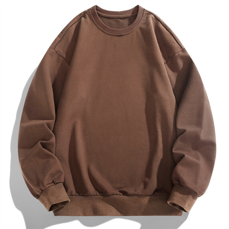 Women's Comfortable Sweatshirt with Casual Cut and Elastic Waistband