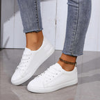 Women's Breathable Sneakers with Textured Finish
