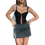 Women's Swimsuit with Unique Lace-Up Details