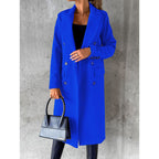 Elegant Double-Breasted Coat with Modern Cut