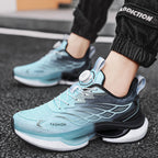 Women's Breathable Running Shoes with Quick-Lace System and Cushioned Sole
