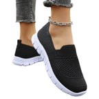 Women's Breathable Slip-On Sneakers with Elastic Insert