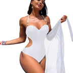 Women's Swimsuit with Sheer Maxi Dress
