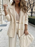 Women's Structured Blazer with Button Details