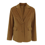 Women's Elegant and Comfortable Corduroy Blazer