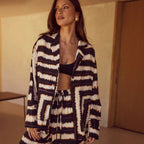 Women's Casual Lounge Suit with Stylish Pattern
