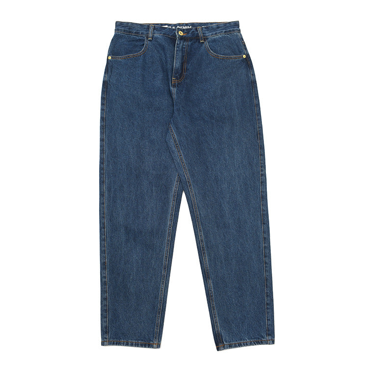 Women's High-Waisted Vintage-Style Straight-Leg Jeans