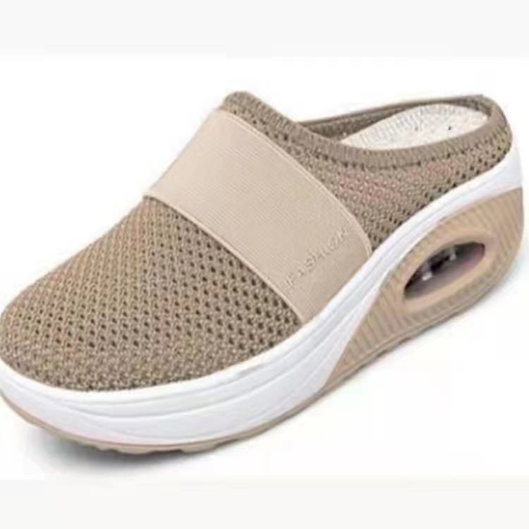 Women's Breathable Clogs with Elastic Insert and Comfortable Sole