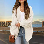 Women's Wide-Cut Chunky Knit Cardigan