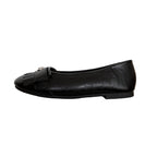 Women's Ballet Flats with Decorative Fringe and Elegant Buckle