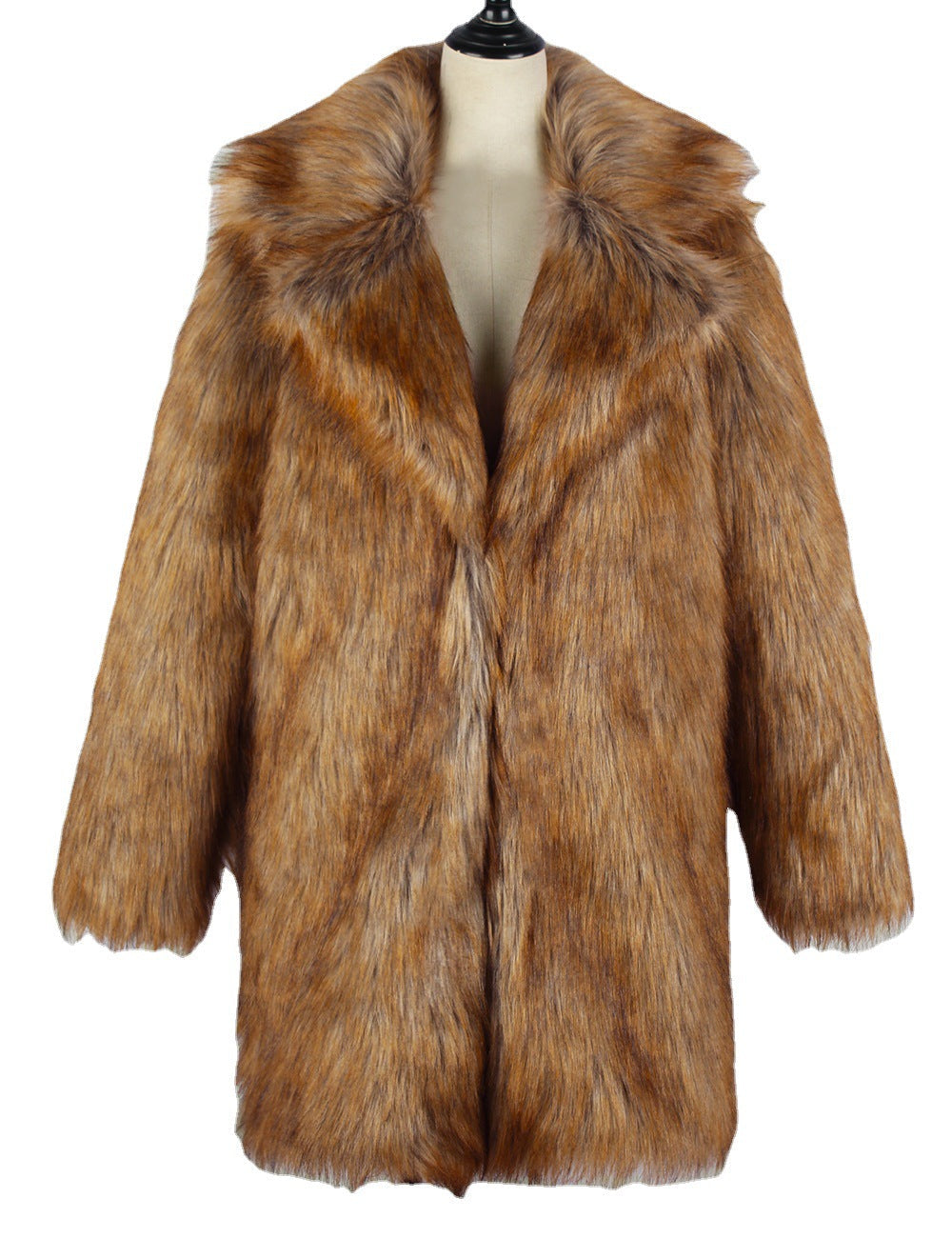 Women's Luxury Faux Fur Coat
