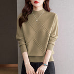 Elegant Ribbed Knit Sweater